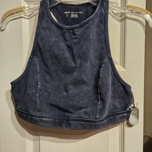 Aerie Dark Blue Crop Top